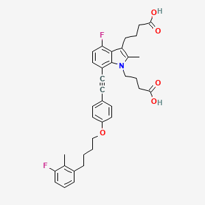 Chemical structure of Gemilukast