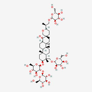 Chemical structure of Hosenkoside K