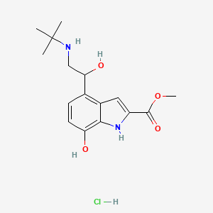 Chemical structure of ZK-90055 hydrochloride