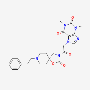 Chemical structure of Spirofylline