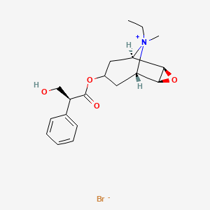 Chemical structure of Oxitropium Bromide
