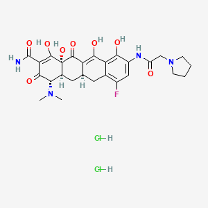 Chemical structure of Eravacycline dihydrochloride