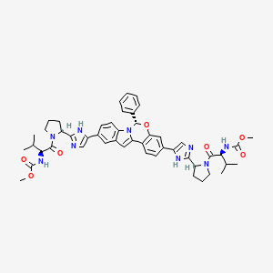 Chemical structure of Elbasvir