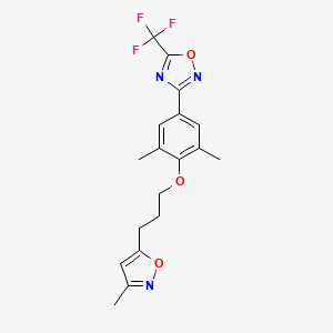 Chemical structure of Pleconaril