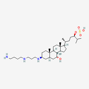 Chemical structure of Squalamine