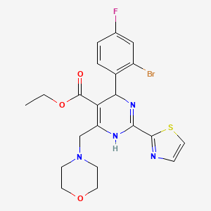 Chemical structure of Morphothiadine