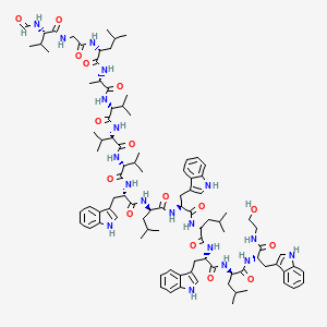 Chemical structure of Gramicidin