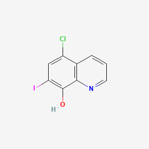 Chemical structure of Clioquinol