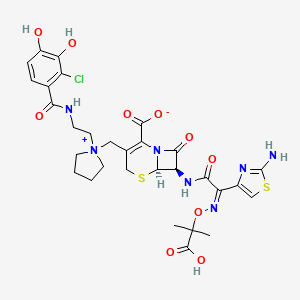 Chemical structure of Cefiderocol