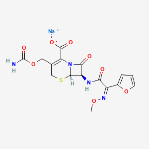 Chemical structure of Cefuroxime Sodium