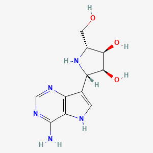 Chemical structure of Galidesivir