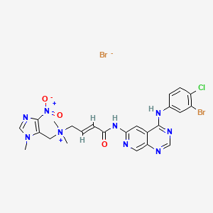 Chemical structure of Tarloxotinib Bromide
