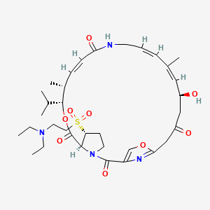 Chemical structure of Dalfopristin