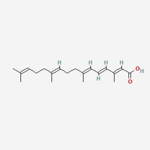 Chemical structure of Acyclic retinoid