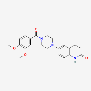 Chemical structure of Vesnarinone
