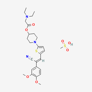Chemical structure of YHO-13351