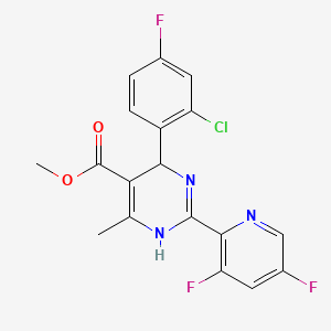 Chemical structure of Bay 41-4109 racemate