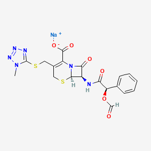 Chemical structure of Cefamandole Nafate