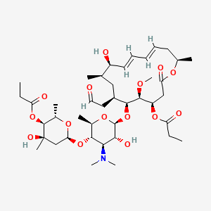 Chemical structure of Midecamycin