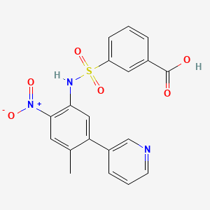 Chemical structure of Alofanib