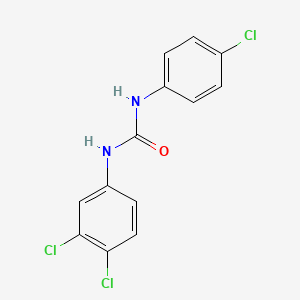 Chemical structure of Triclocarban