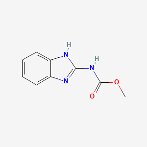 Chemical structure of Carbendazim