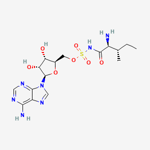 Chemical structure of Aminoacyl tRNA synthetase-IN-1
