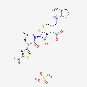 Chemical structure of Cefpirome sulfate (HR-810 sulfate)