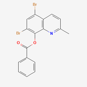 Chemical structure of Broxaldine (Brobenzoxaldine)