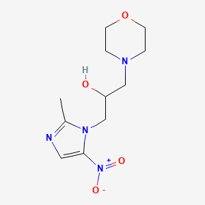 Chemical structure of Morinidazole