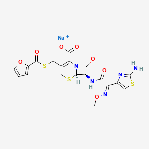 Chemical structure of Ceftiofur Sodium