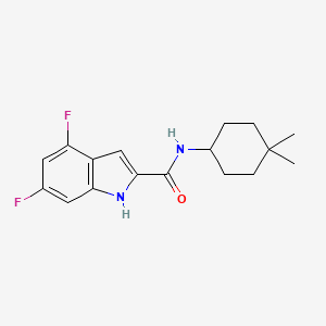 Chemical structure of NITD-349