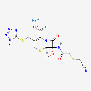 Chemical structure of Cefmetazole Sodium