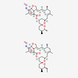 Chemical structure of Milbemycin oxime