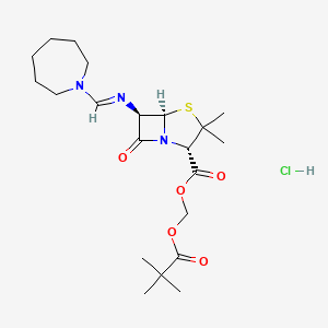 Chemical structure of Pivmecillinam Hydrochloride
