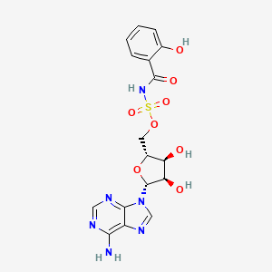 Chemical structure of Salicyl-AMS
