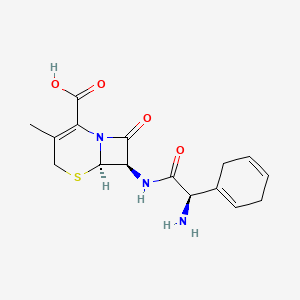 Chemical structure of Cephradine