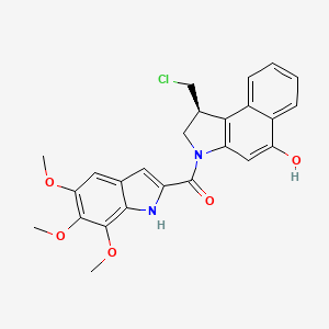 Chemical structure of Duocarmycin TM