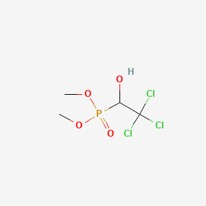 Chemical structure of Trichlorfon