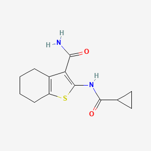 Chemical structure of AX20017