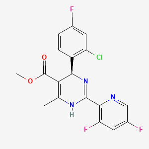 Chemical structure of Bay 41-4109 less active enantiomer