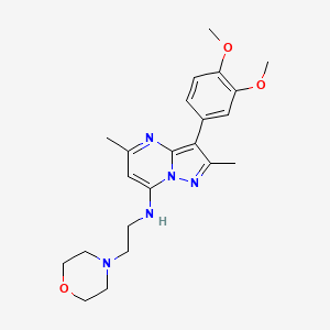 Chemical structure of T-00127_HEV1
