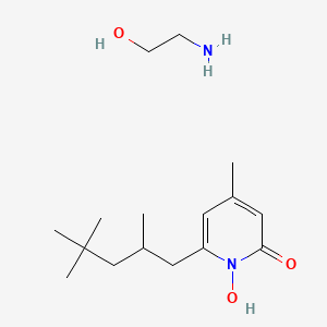 Chemical structure of Piroctone Olamine