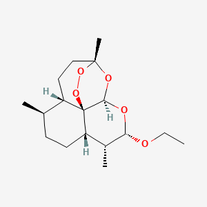 Chemical structure of Artemotil (β-Arteether)