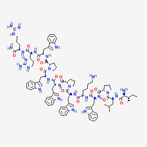 Chemical structure of Indolicidin