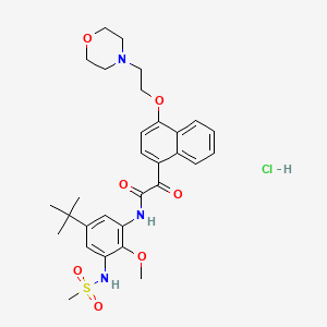Chemical structure of ITX5061
