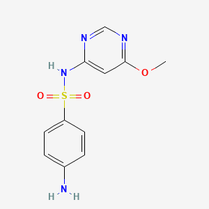 Chemical structure of Sulfamonomethoxine