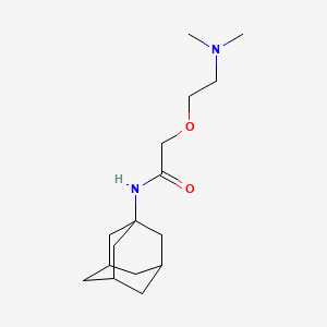Chemical structure of Tromantadine