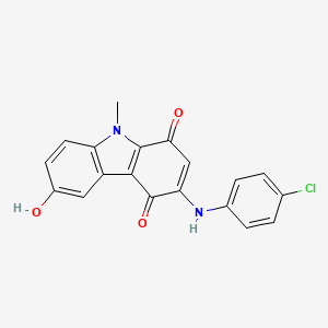 Chemical structure of Antifungal agent 1