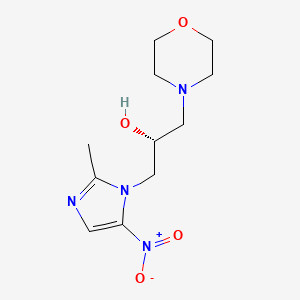 Chemical structure of Morinidazole (R enantiomer)